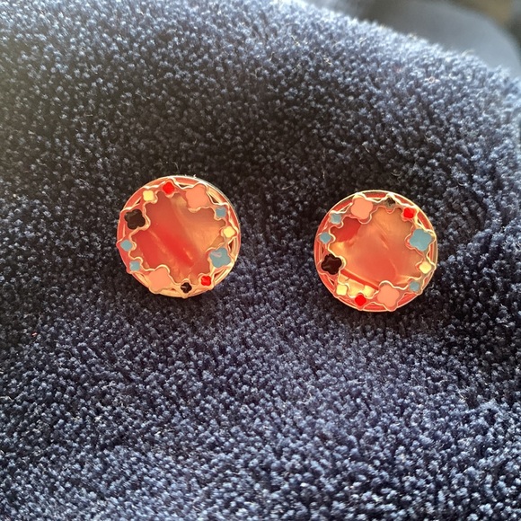 Imported Colorful Pendant and earrings in steel - Picture 7 of 8